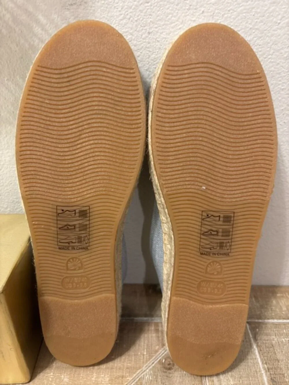 NWOT Soludos Smoking Platform Espadrille Dolphin Blue Sizes 8 9 10